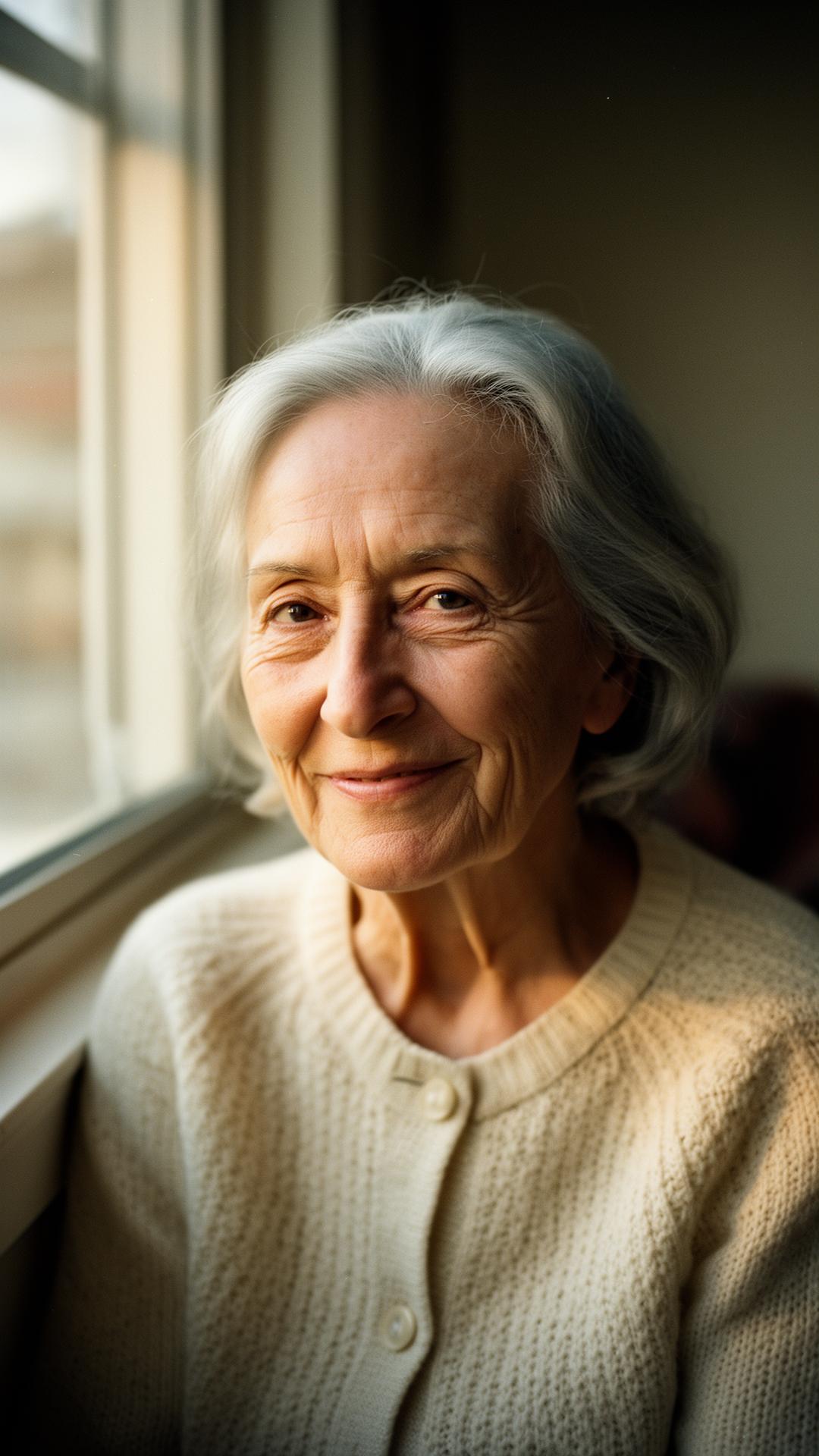 Portrait of a loved one in soft window light
